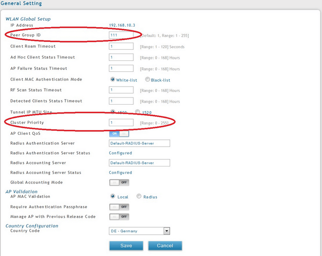 DWC How to configure cluster between two or more DWC-1000 DWC-2000