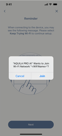 iOS Native  Join WiFi