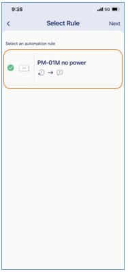 Choose rule or device