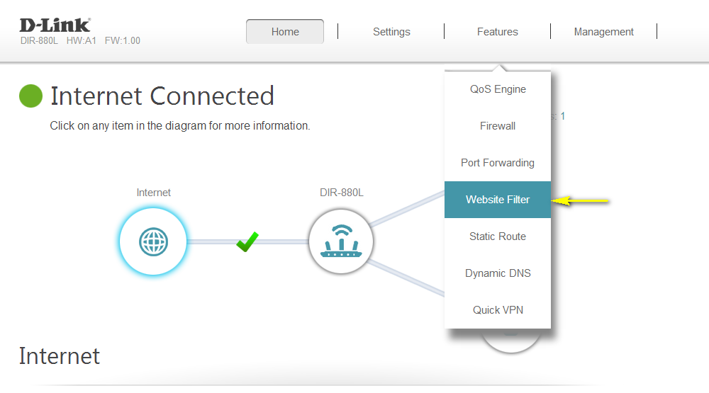 Image showcasing How do I set up Website Filtering on my router? | D-Link